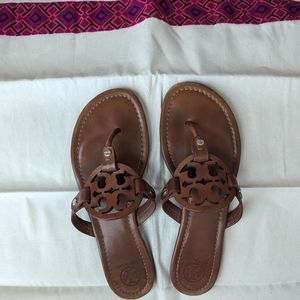 Tory Burch Miller Sandals in excellent condition with Tory Burch dust bag
